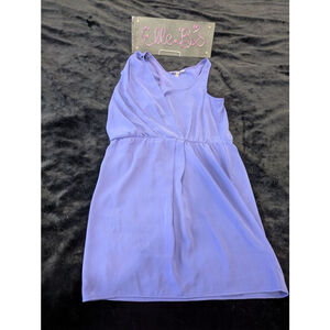 EUC DKNY Blue Purple Dress S